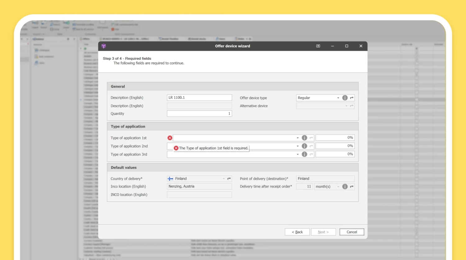 Multi-Step Wizard for a more efficient sales process 09_Highlight Multi-Step Wizards