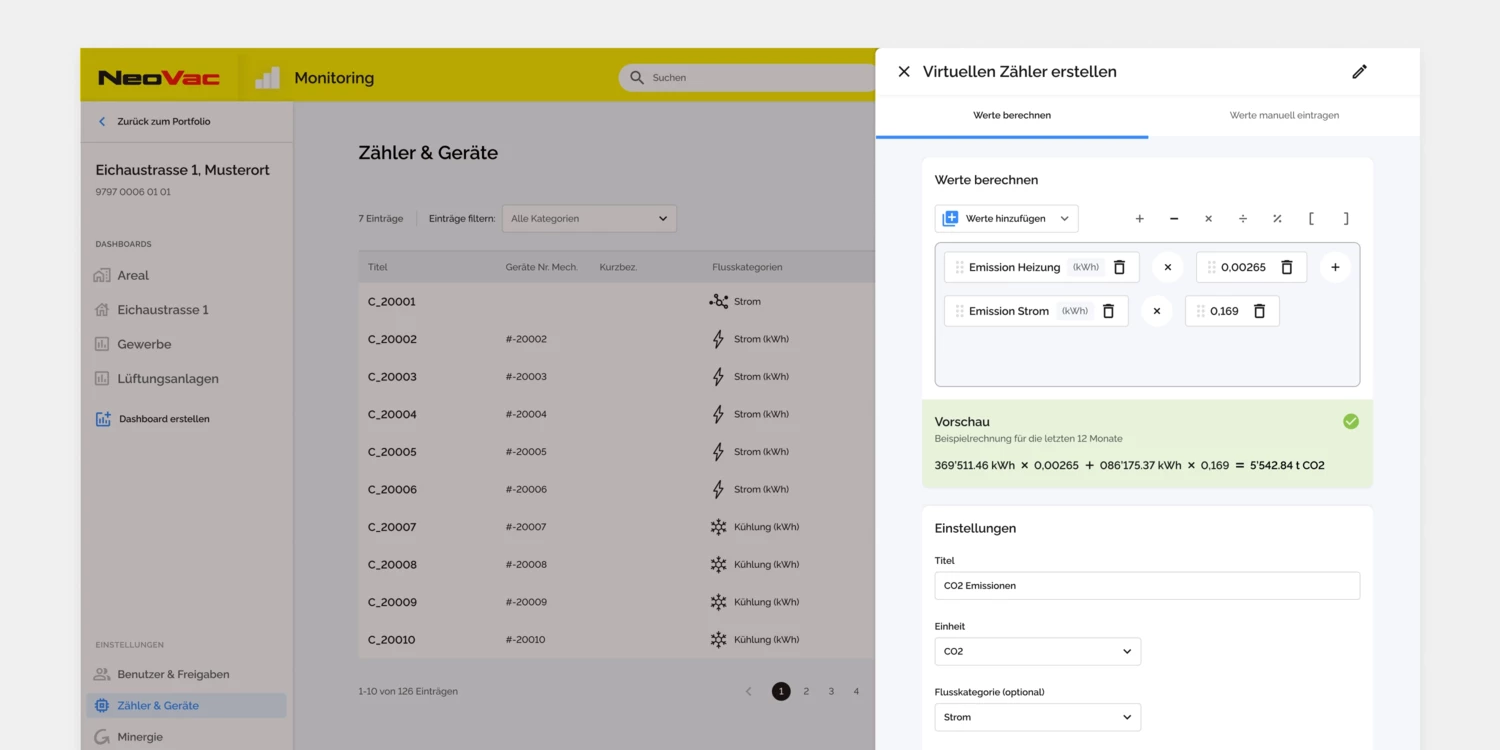 Quickly create a virtual meter using the built-in calculator 06-virtuelle-zaehler