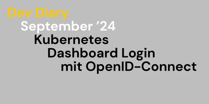 Kubernetes Dashboard Login über OpenID-Connect_B